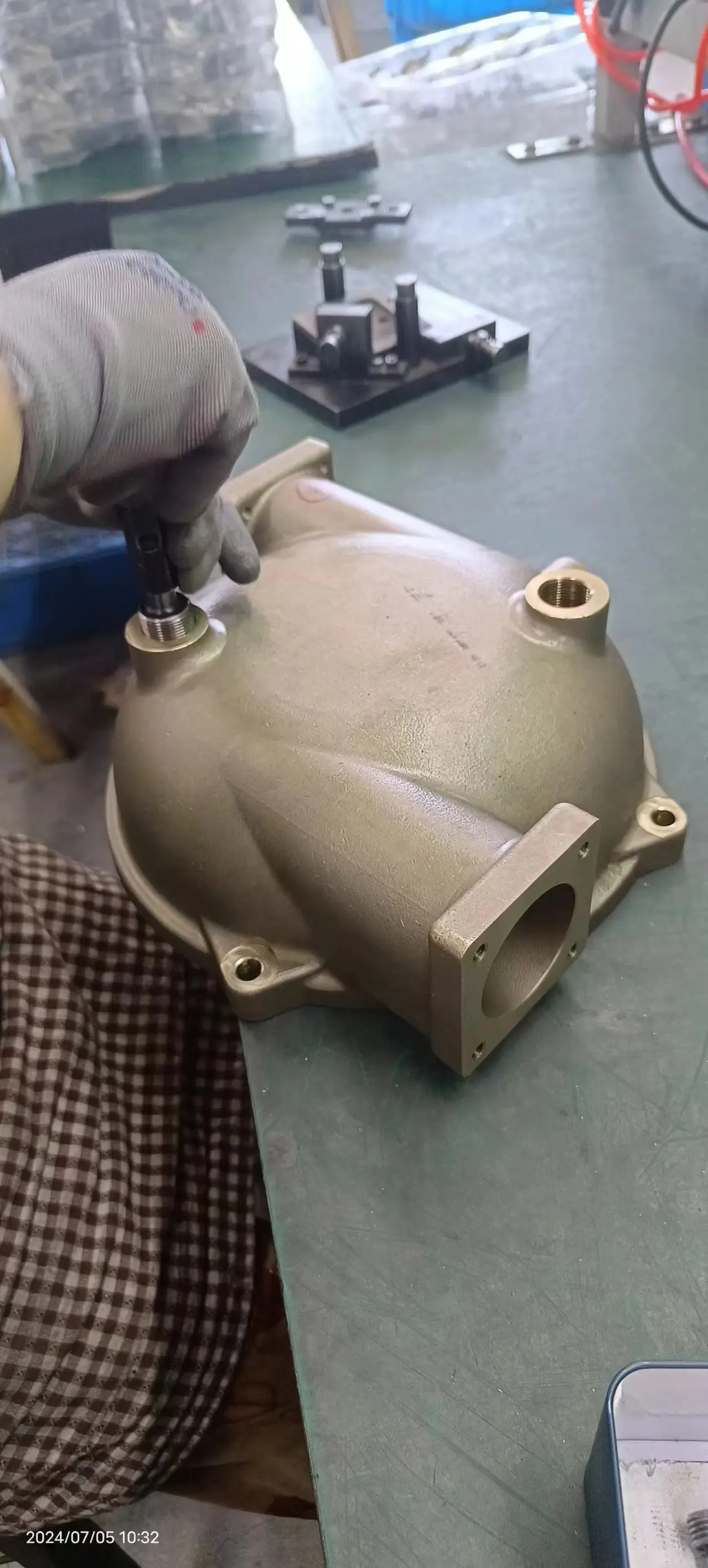 Copper alloy casting samples