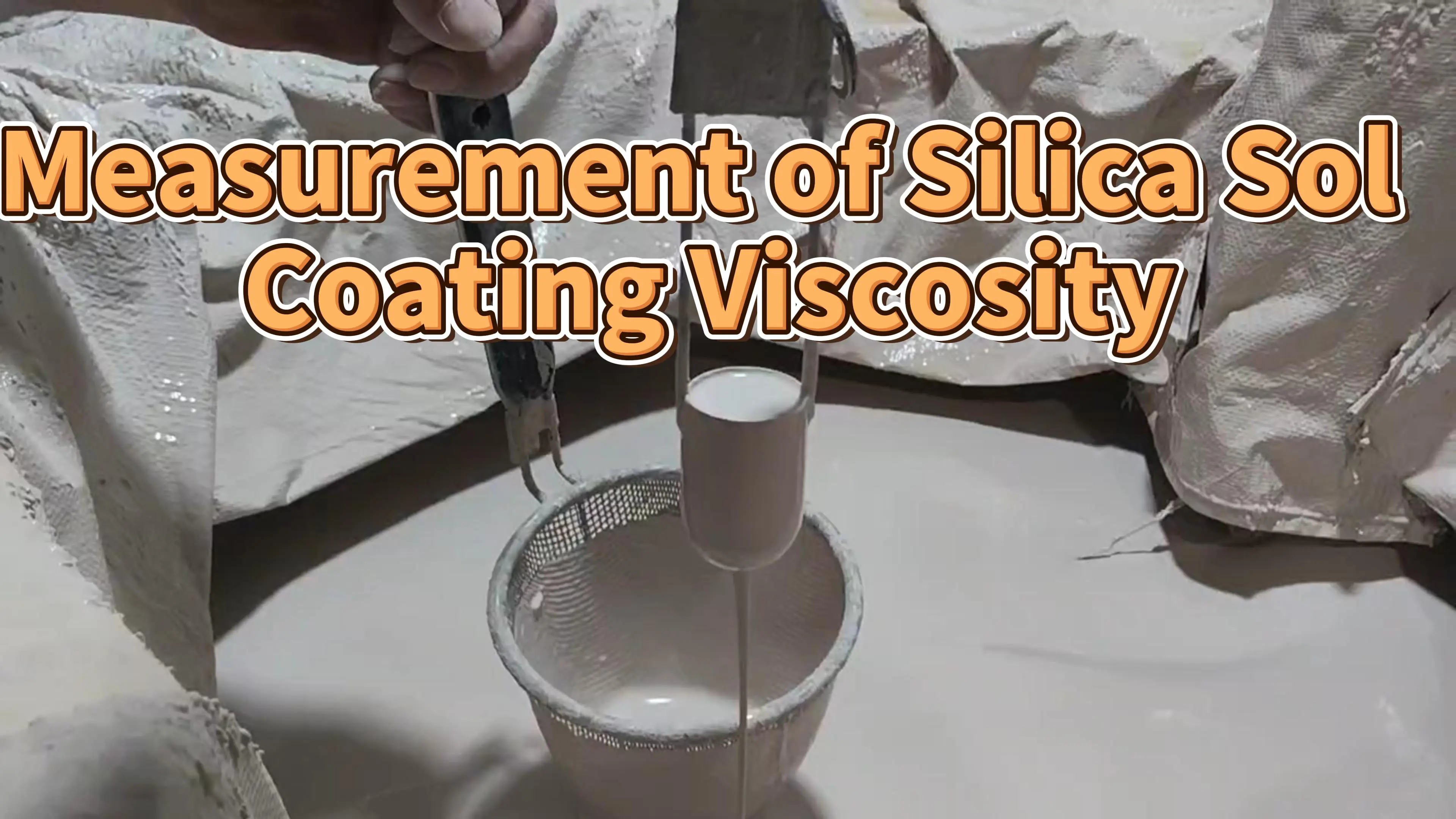 Test method for performance of investment casting sol-silicon coatings