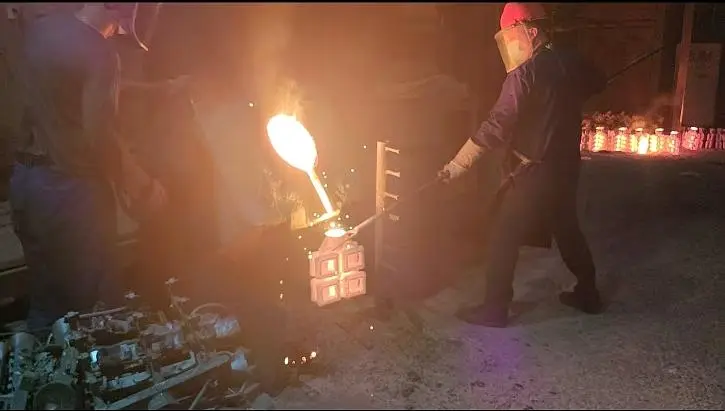 Roasting and melting process