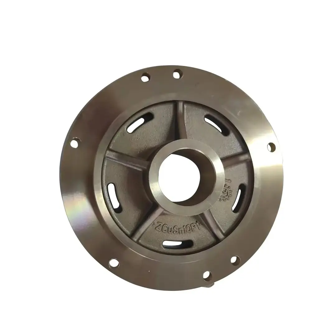 Flange bearing housing-silica sol precision cast copper alloy casting